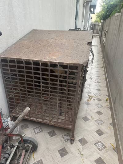 Heavy Duty Large Iron Dog Cage