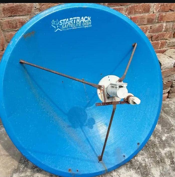 Dish with receiver 1