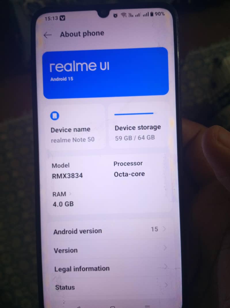 Realme Note 50 0