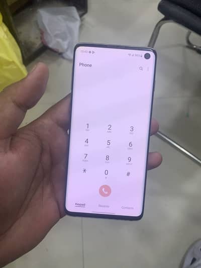 Samsung Mobile S10 clean panal