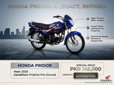 honda pridor blue