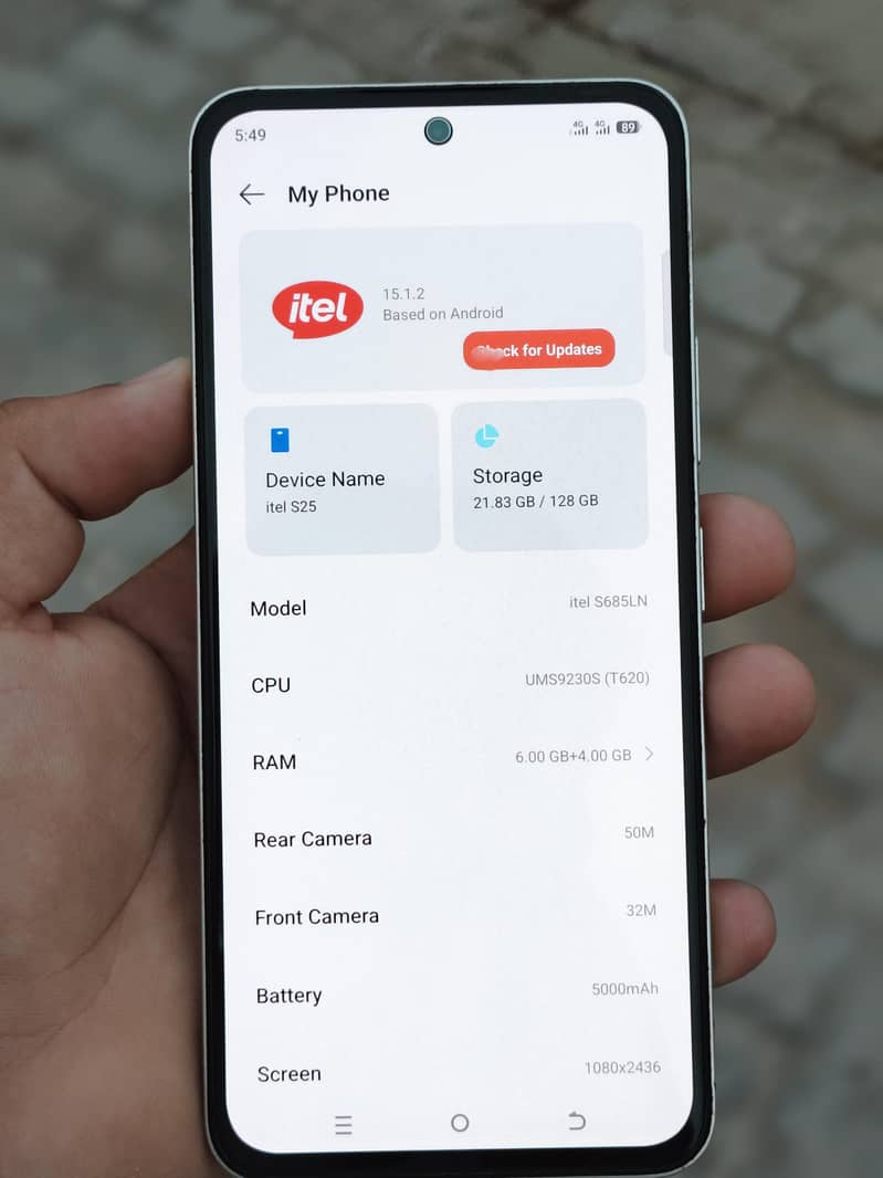 Itel S25 2