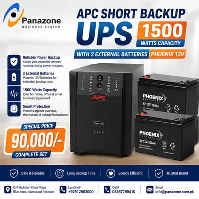 Original APC 1500KVA Smart-UPS-External 24V DC/Pure Sine Wave