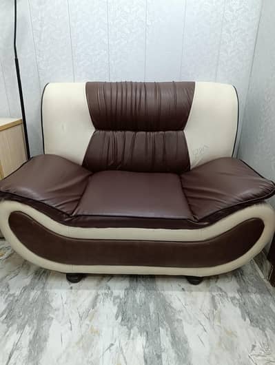 2 seater rexine sofa