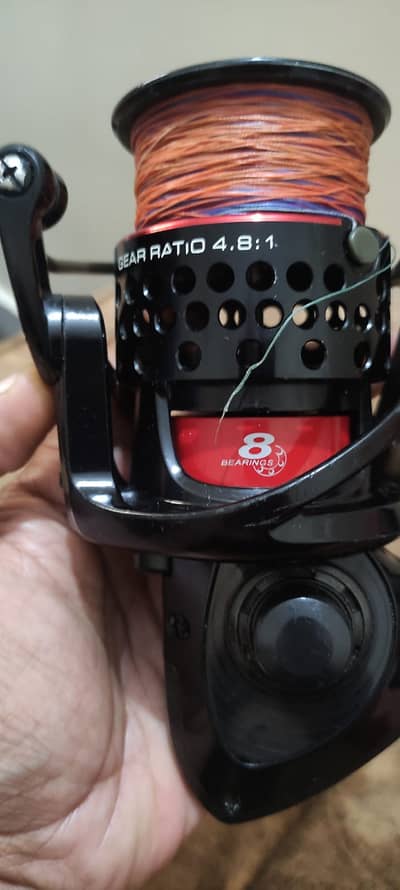 Okuma Ceymar C-65 Saltwater Fishing Reel spooled with premium