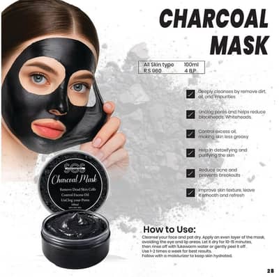 charcol mask