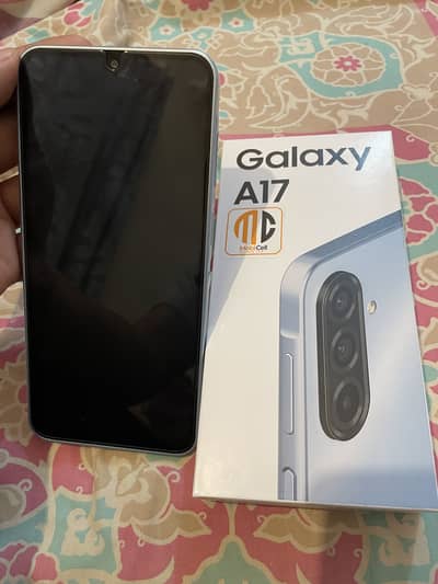 Samsung galaxy A17 8/256 brand new phone new ke price 85 hai