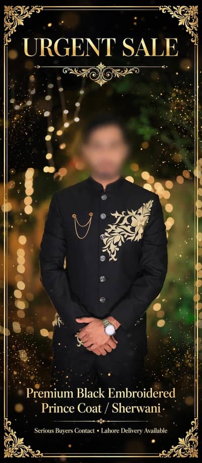 Prince Coat Luxury 2pc dress custom made by Tailor Tag brand Original