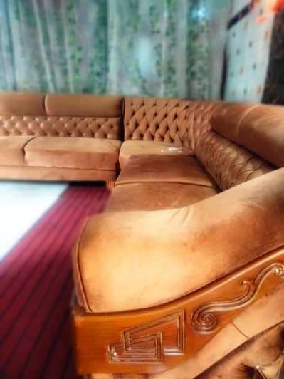 URGENT SELL 7 SEATER L SHAPE SOFA in Faisalabad