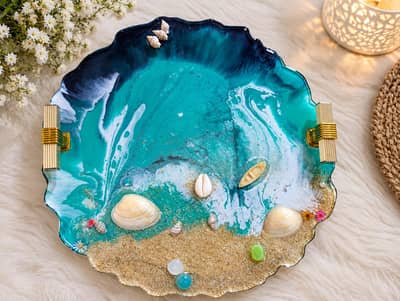 Resin Sea Tray New