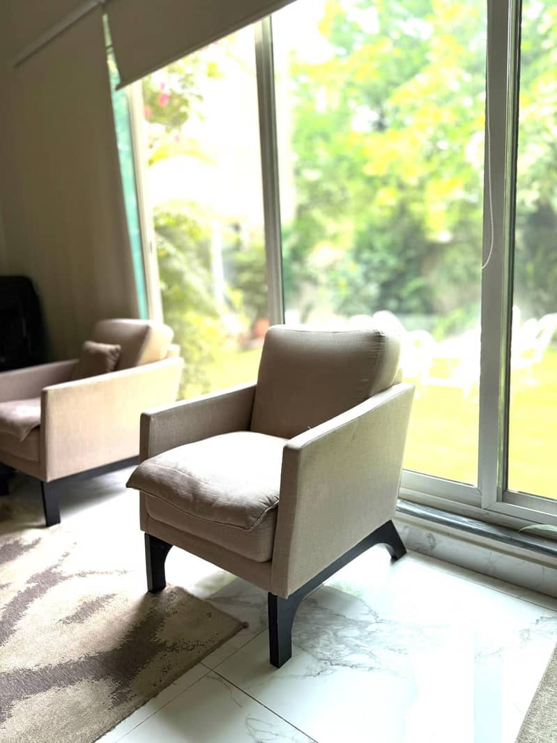Solid wood , king size bed with two side tables. 5