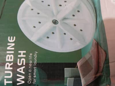 new mini portable ultrasonic turbine washing machine