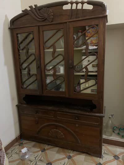 Sheesham wood showcase