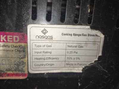 cooking range