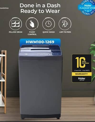 Haier 10kg fully automatic washing machine