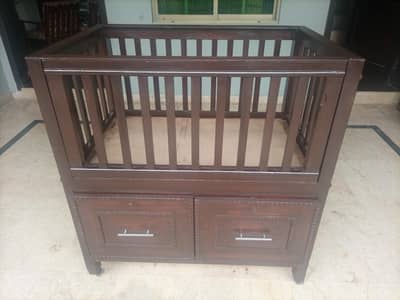 Baby Cot-Hand  Made Wooden -Full Size