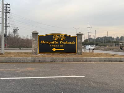Margalla Orchard 1 Kanal Block B Supreme Court Quota Semi Develop Sun Facing And Margalla Facing Plot Available For Sale