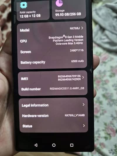 Redmagic 9s Pro Mobile Phone0329 1243921 Whatsapp numbe