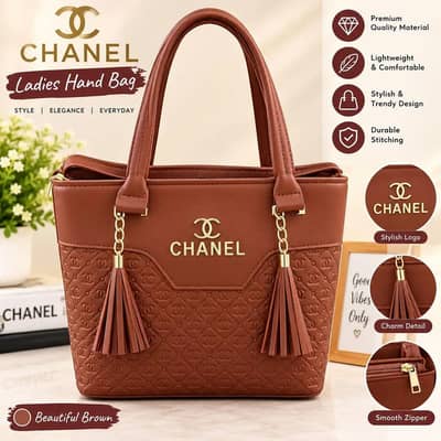 Women's PU Leather Textured Hand Bag