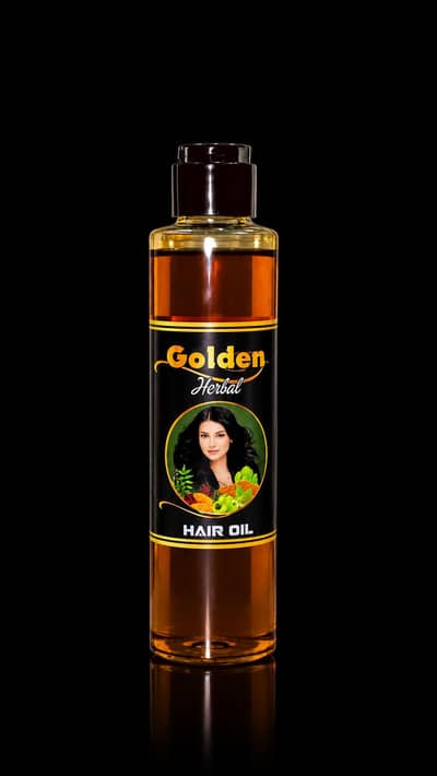 Golden Herbal Hair growth and Anti hair fall Oil