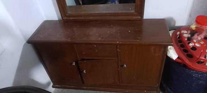 wooden dressing table
