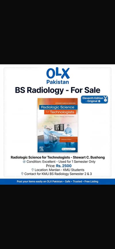 Bushong radiologic science 11 edition Bs radiology