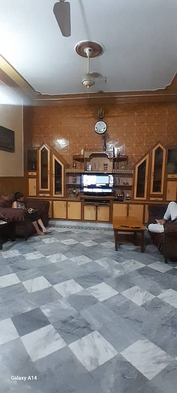 Gas Water Electricity Half Double Storey House good location near to main road
