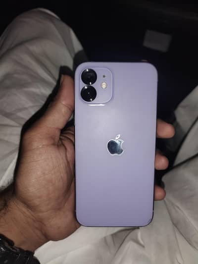 I phone 12 purple  color 128