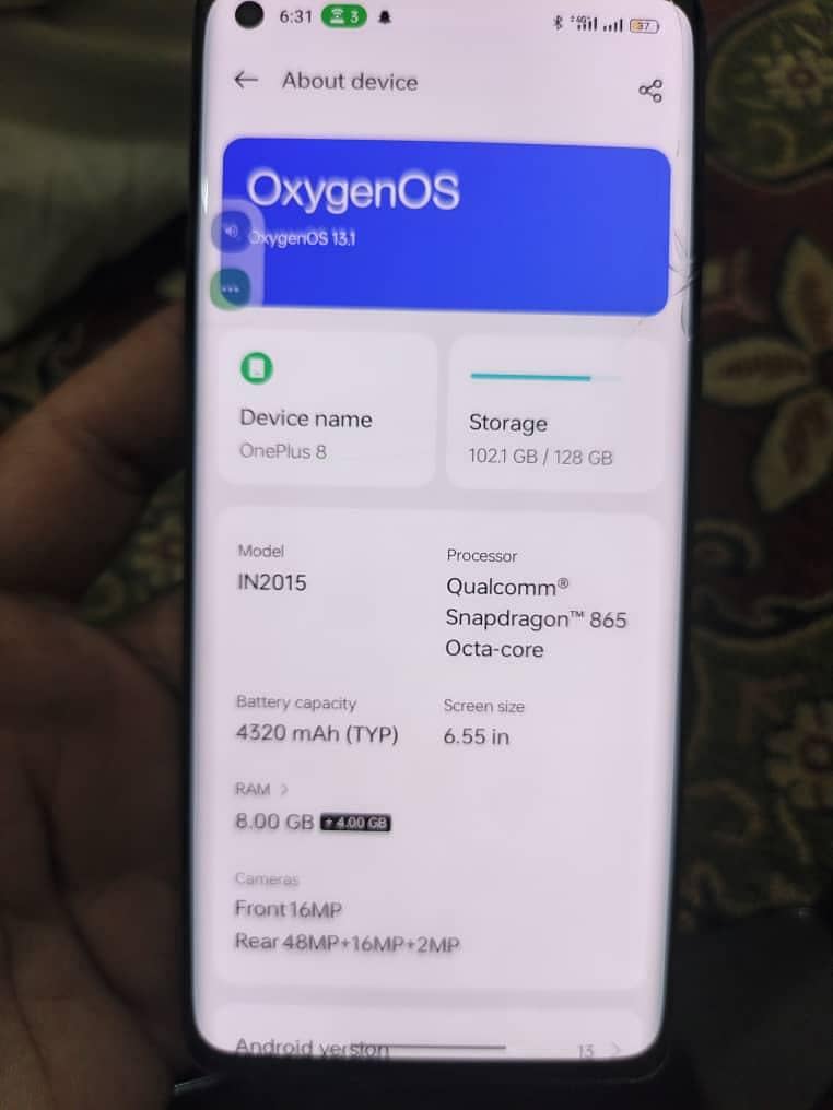 One Plus 8 5