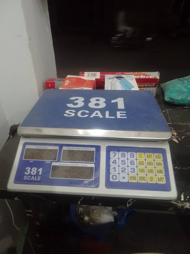 weight machine scale 0