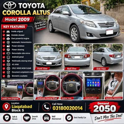 Toyota Corolla Altis 2009
