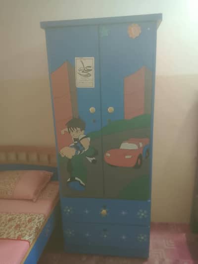 Kids Bed and Wardrobe