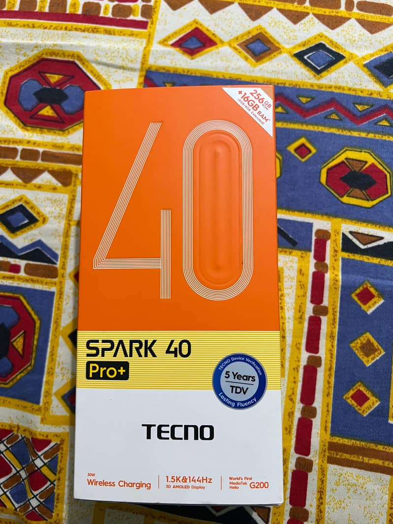 Tecno Spark 40 pro plus 0