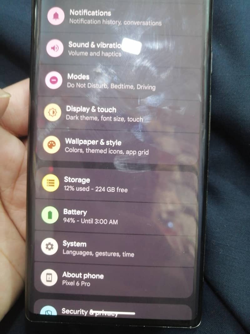 Google Pixel 6 Pro 7