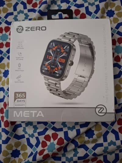 ZERO Meta Silver Smart Watch