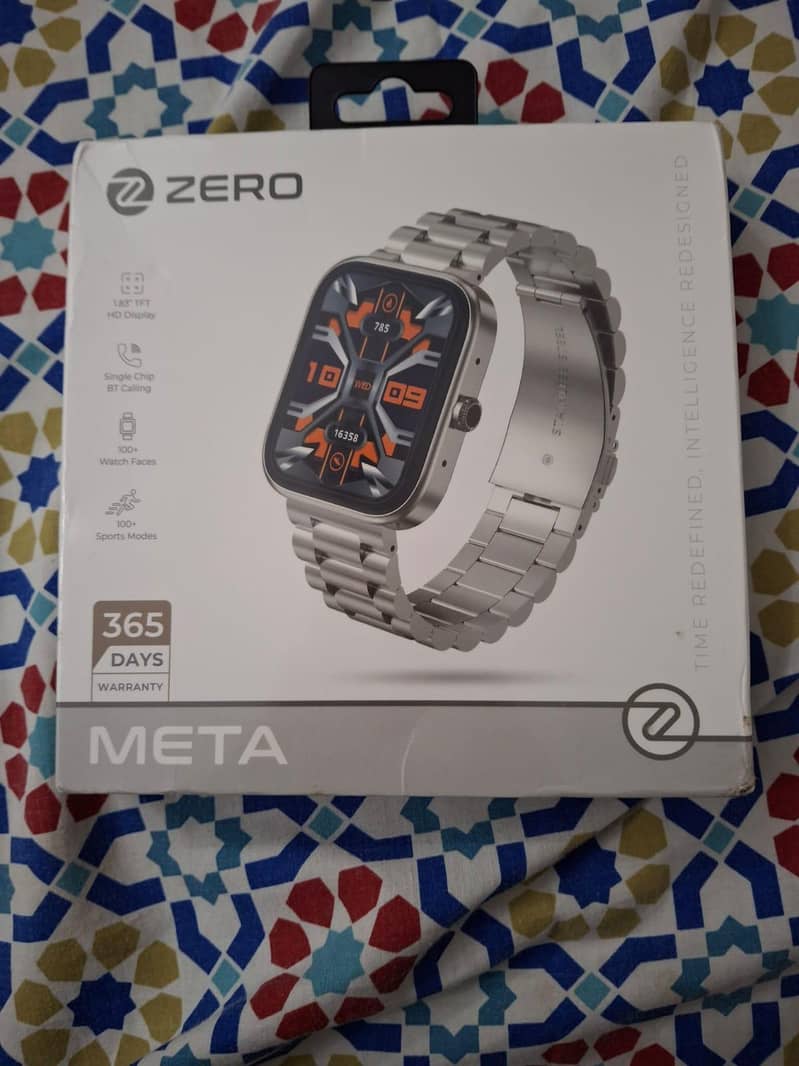 ZERO Meta Silver Smart Watch 0