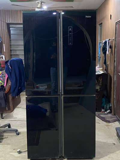 Double Door Refrigerator – Premium Glass Door Design