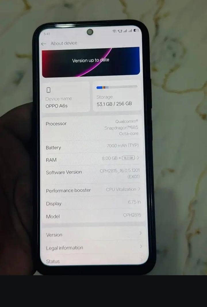 OPPO A6s 0