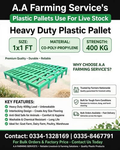 Plastic Pallet Slatted Flooring Pallet for Goats & Rabbit & hen