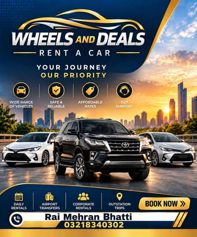 Wheels & Deals Rent a car Sargodha
