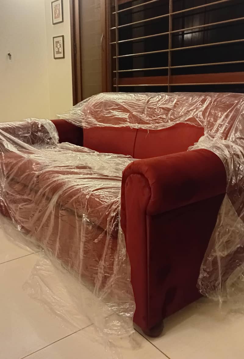 Velvet Sofa Set 1