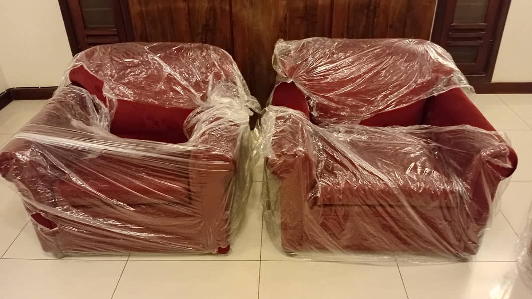 Velvet Sofa Set 3