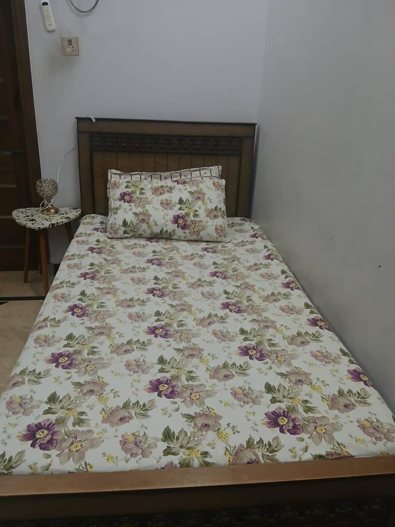 Two solid Single beds with free mattresses 2