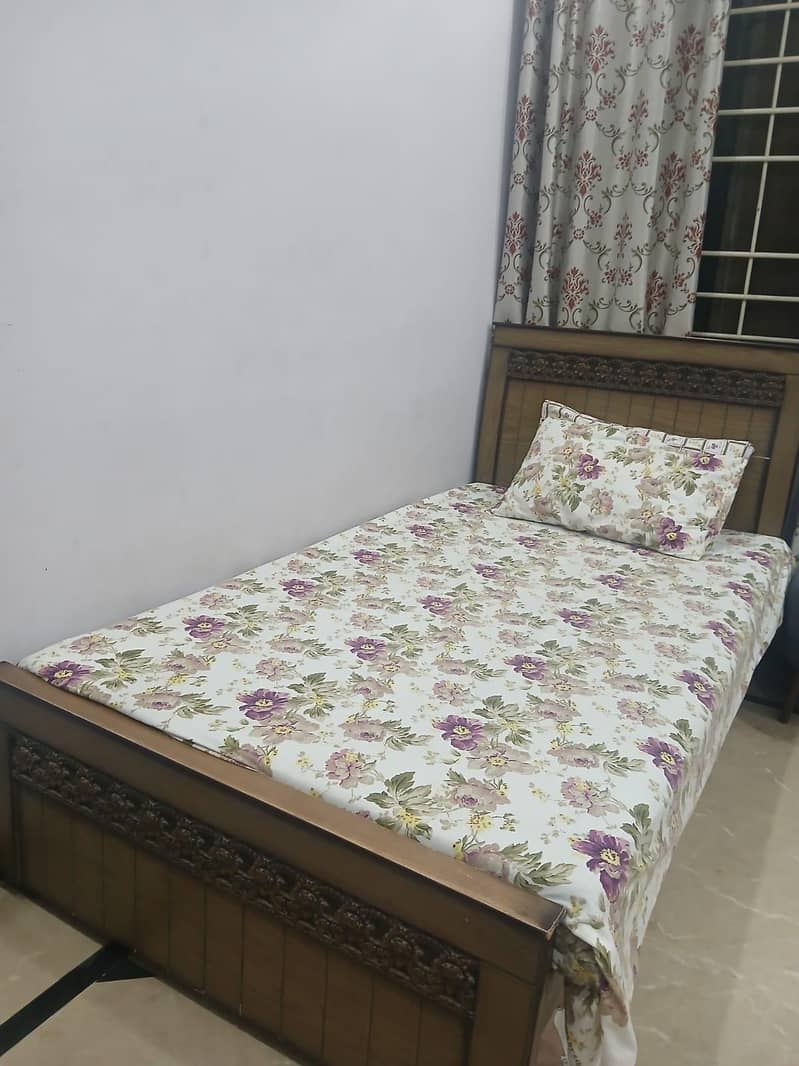 Two solid Single beds with free mattresses 3