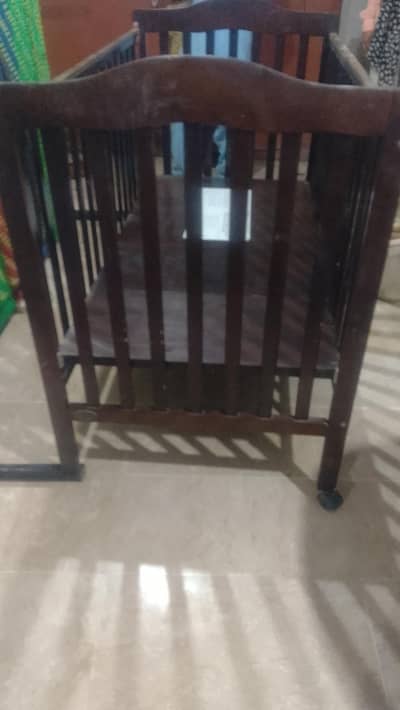 Premium Sheesham Wood Baby Cot / Cot Bed for urgent Sale