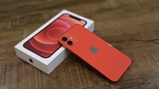 Apple iPhone 12 128gb Official PTA approved with box product red