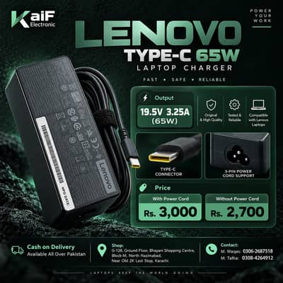 Malaysia Lenovo Type-C 65watt
