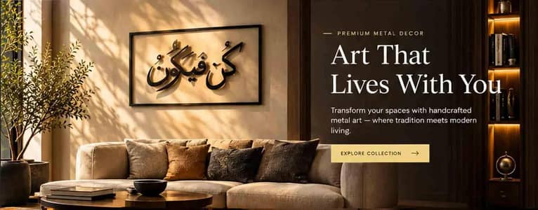 Wall decore paintings accessories / Metal work art