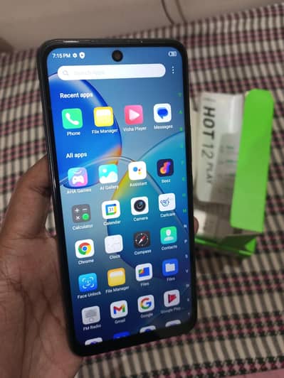 Infinix Hot 12 Play with complete box urgent sale