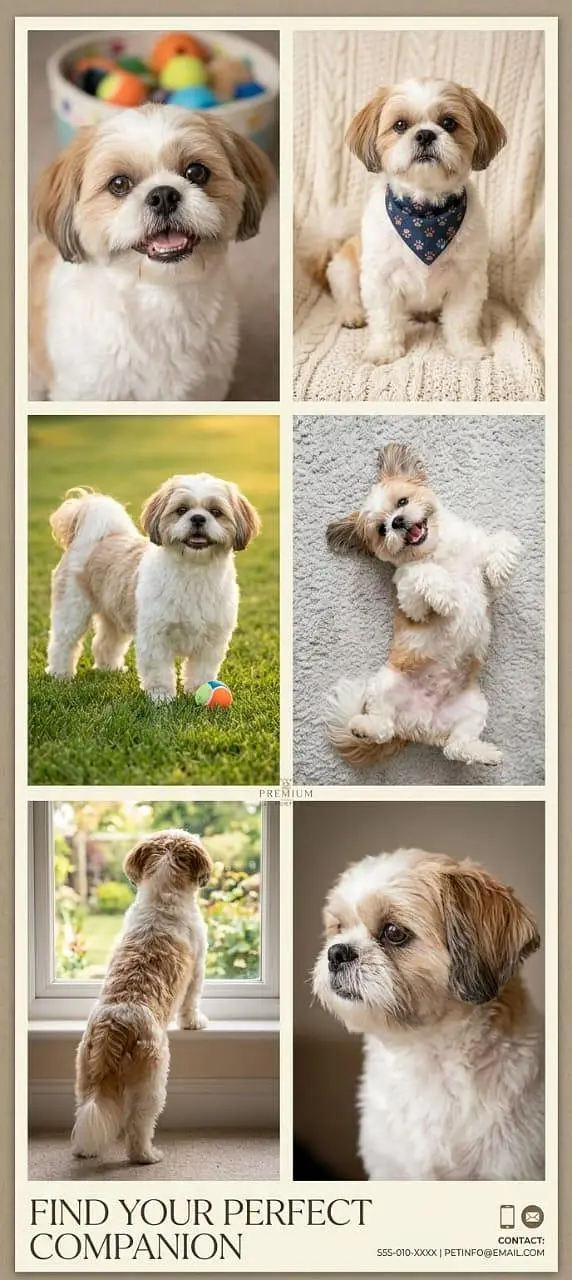 playful & healthy shih tzu dog for sale — photo 2
